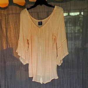 Bobeau rayon mix blouse.